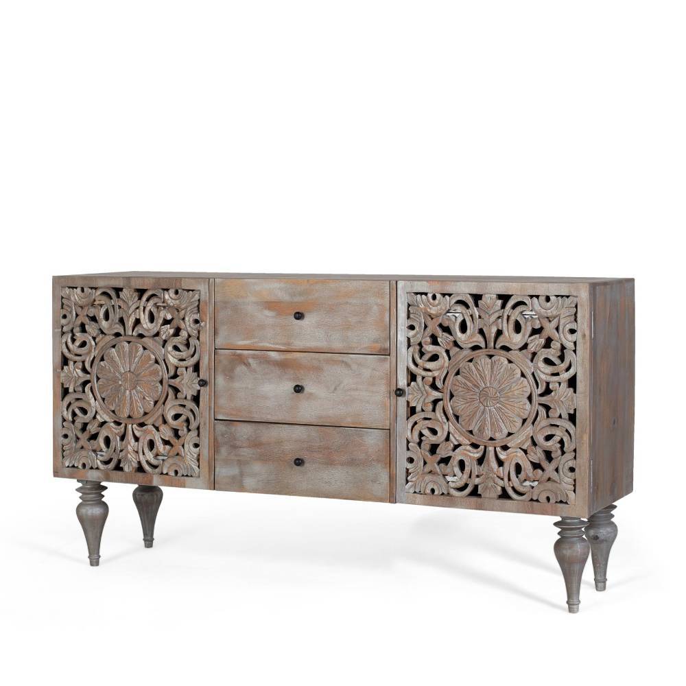 Vintage Sideboard in Grau - Pablos