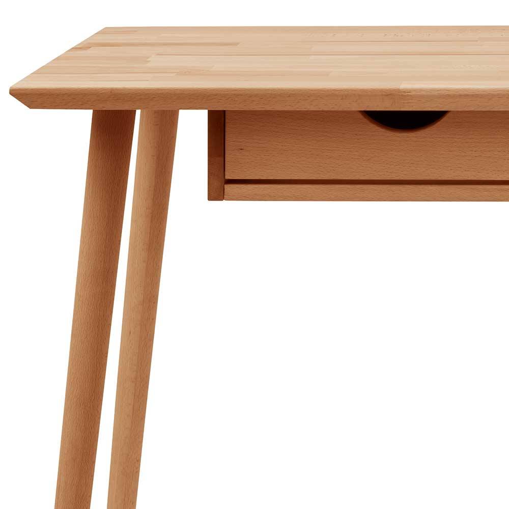 Massivholz Schreibtisch im Skandinavischen Stil - Oventa