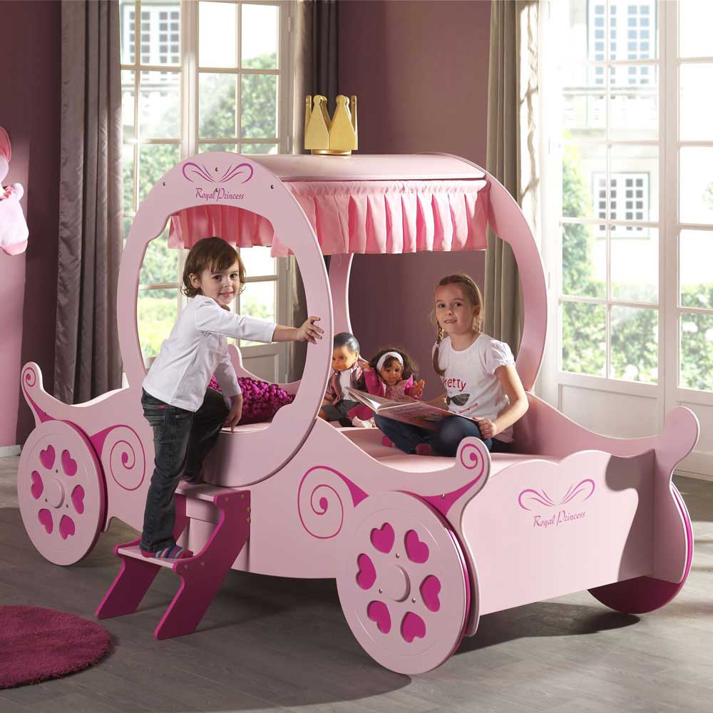 Kinderbett Valentine im Prinzessin Design