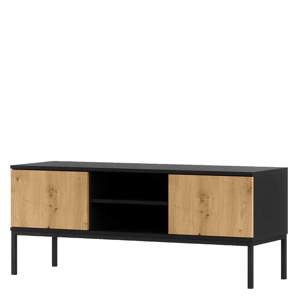TV Lowboard mit zwei Türen und Fächern - Cavan