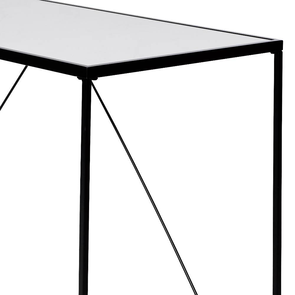 Schreibtisch in Weiß marmoriert - Halcom