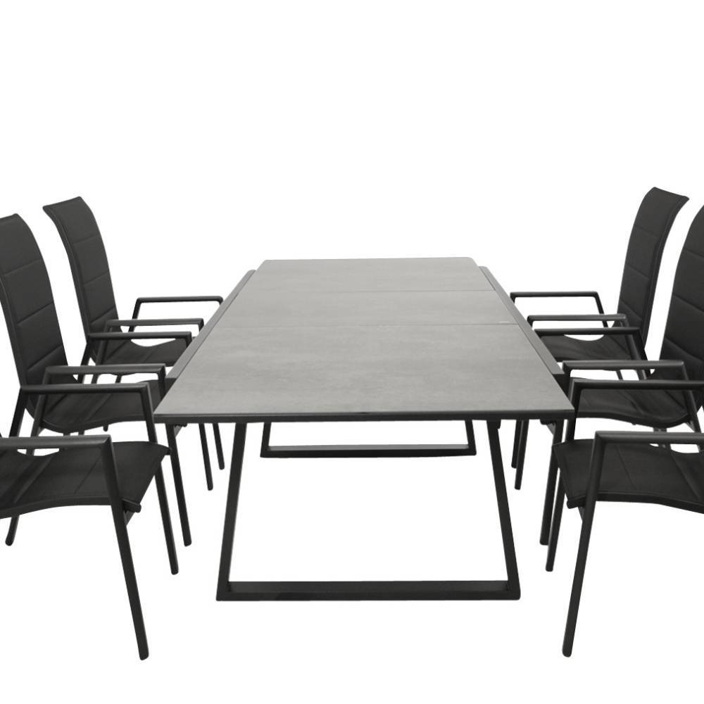 Gartenmöbel Essgruppe modern - Sanclara (siebenteilig)