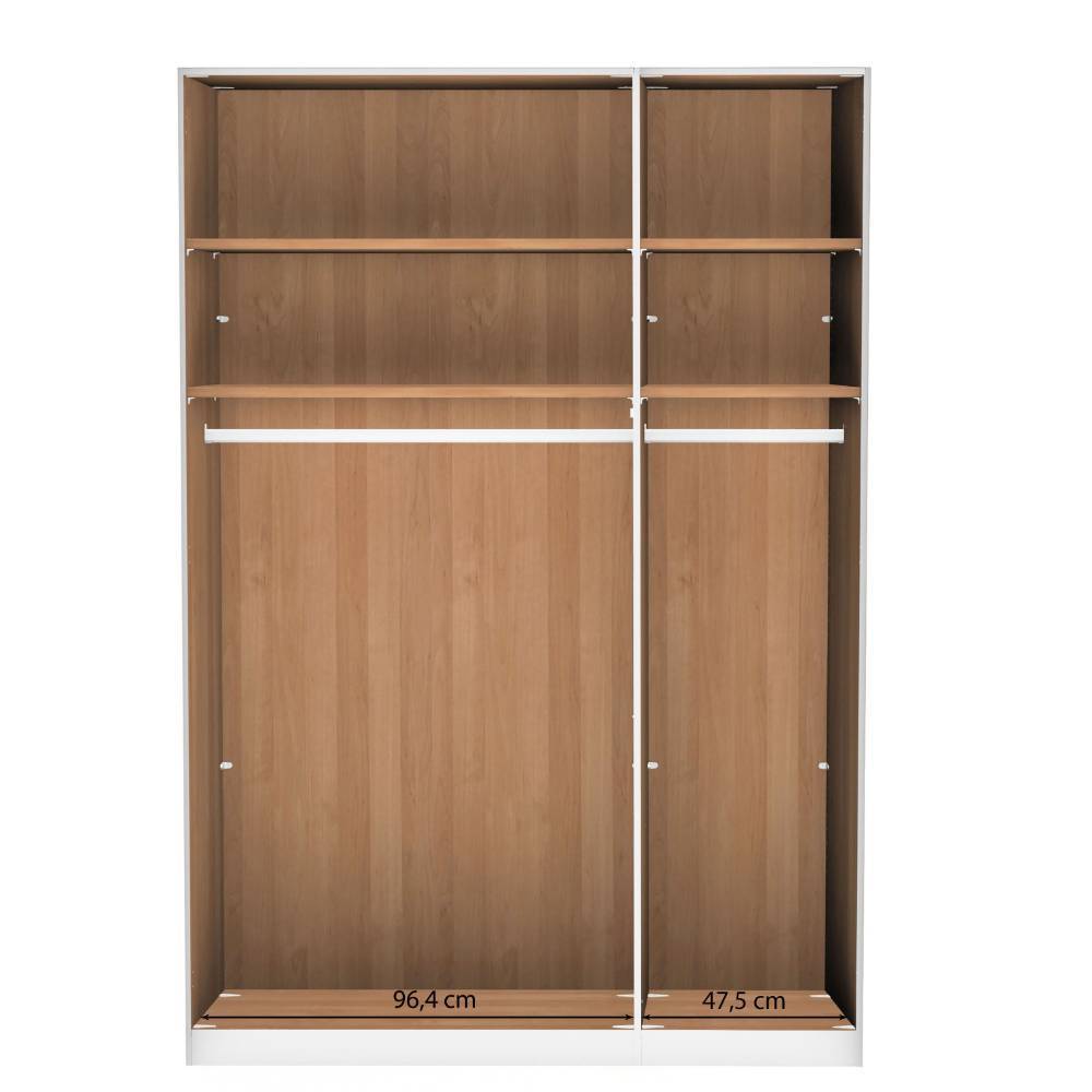 3-türiger Schrank mit 236 cm Höhe - Murray