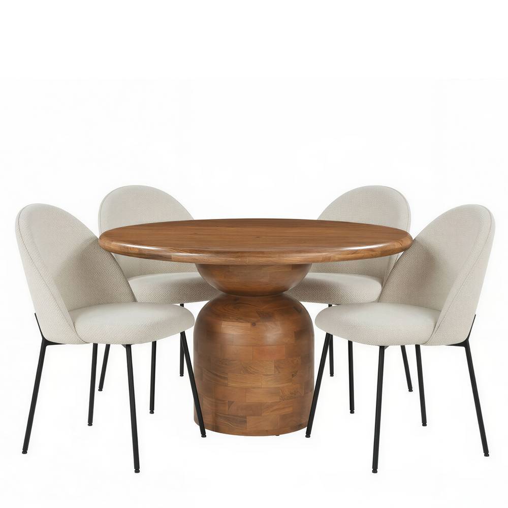 Esszimmer Sitzgruppe in modernem Design - Galadira (fünfteilig)