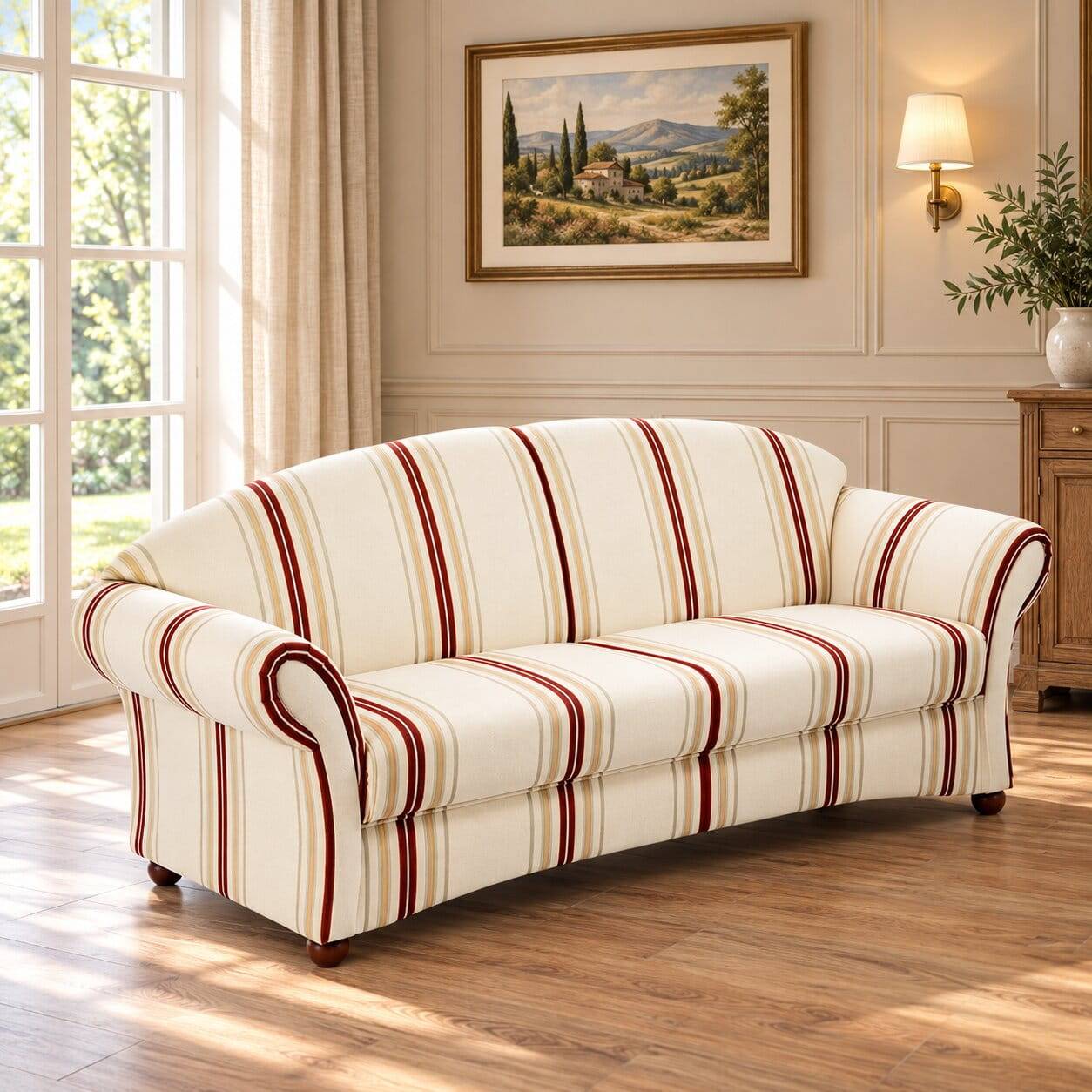 Streifen Sofa mit drei Sitzplätzen - Senore