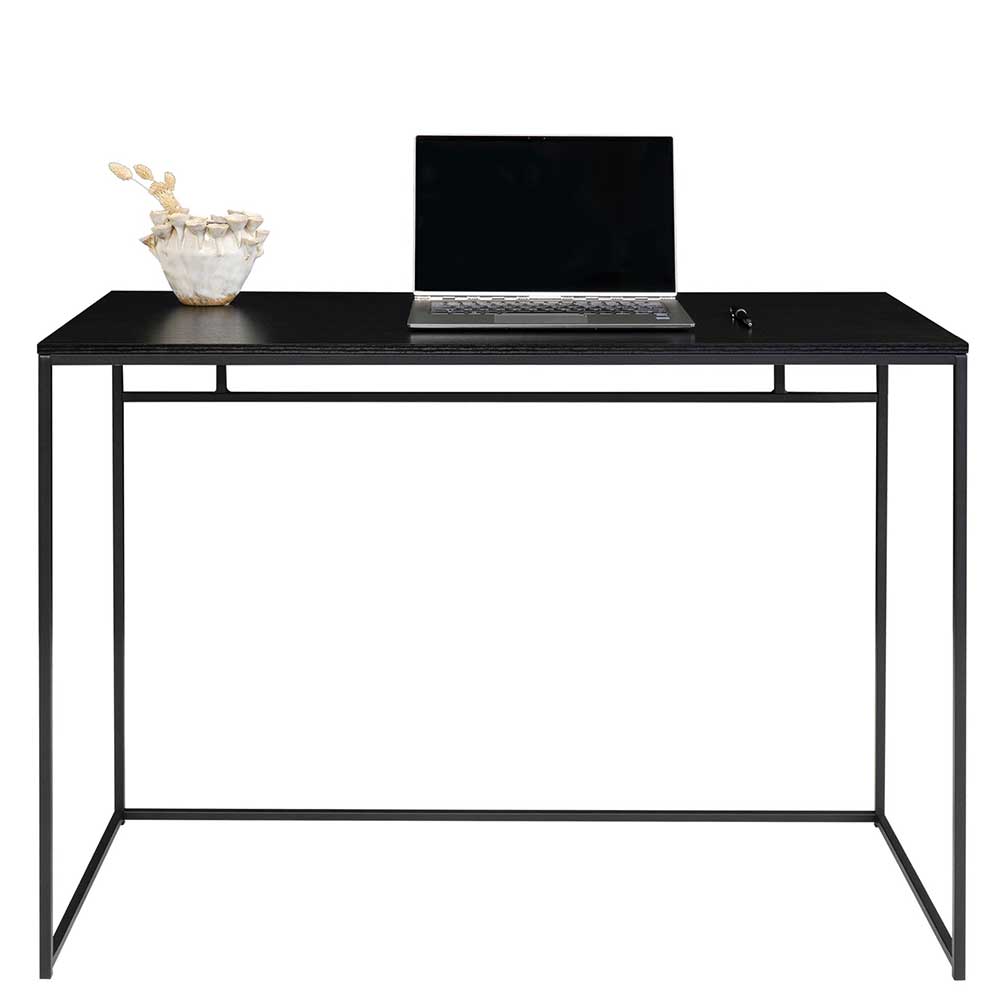 Kleiner Schreibtisch in Schwarz 100x45 - Fiorda