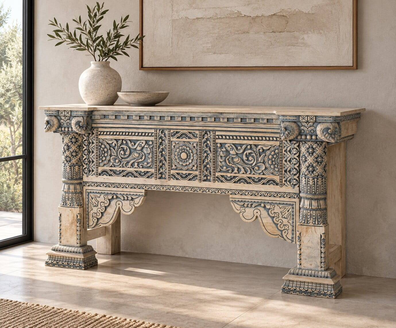 Design Konsolentisch im Boho Style - Oak
