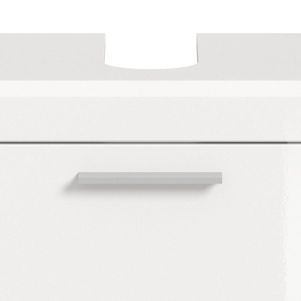 Waschbeckenschrank & Spiegel in Weiß - Henriette (zweiteilig)
