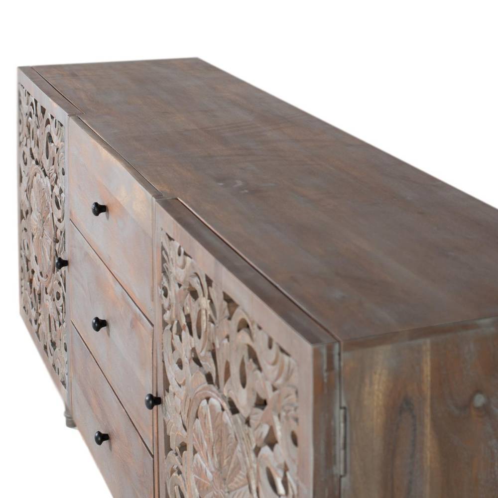 Vintage Sideboard in Grau - Pablos