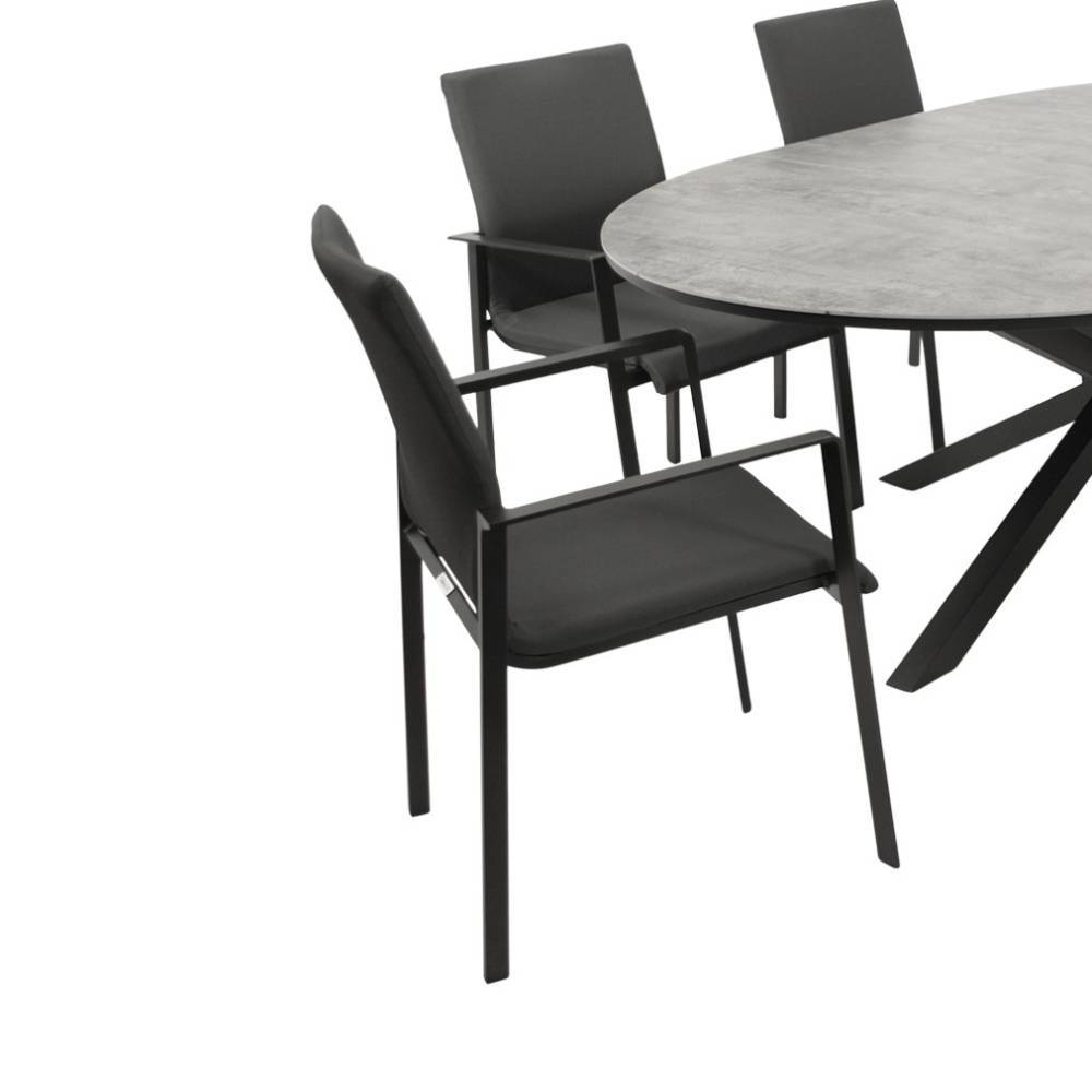 Outdoor-Essgruppe mit sechs Sitzplätzen - Pescarona (siebenteilig)