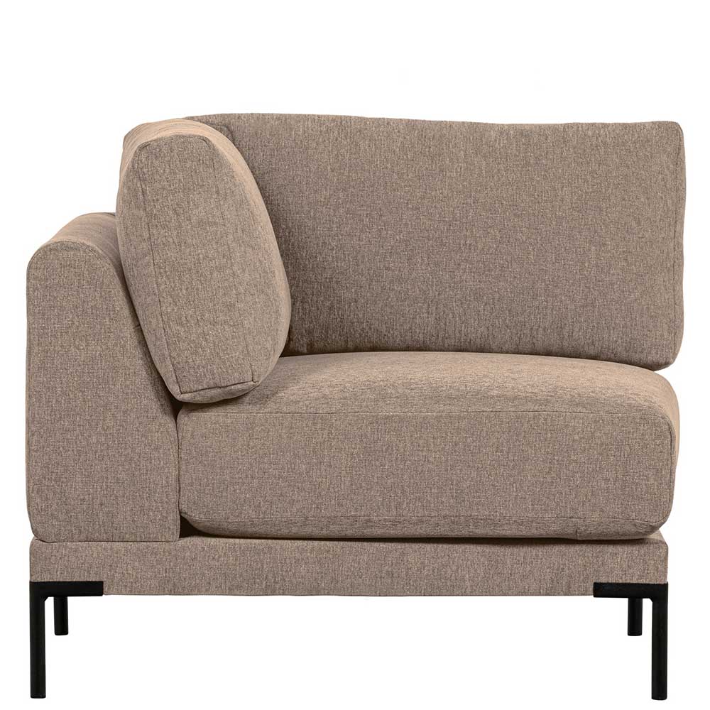 Modulsofa Eckelement in Schlammfarben - Alamo