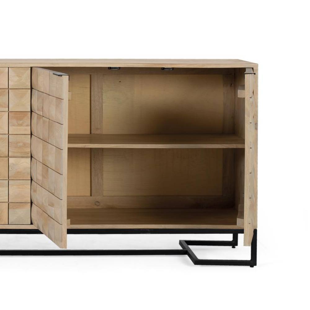 Massivholz Sideboard modern - Perolyn