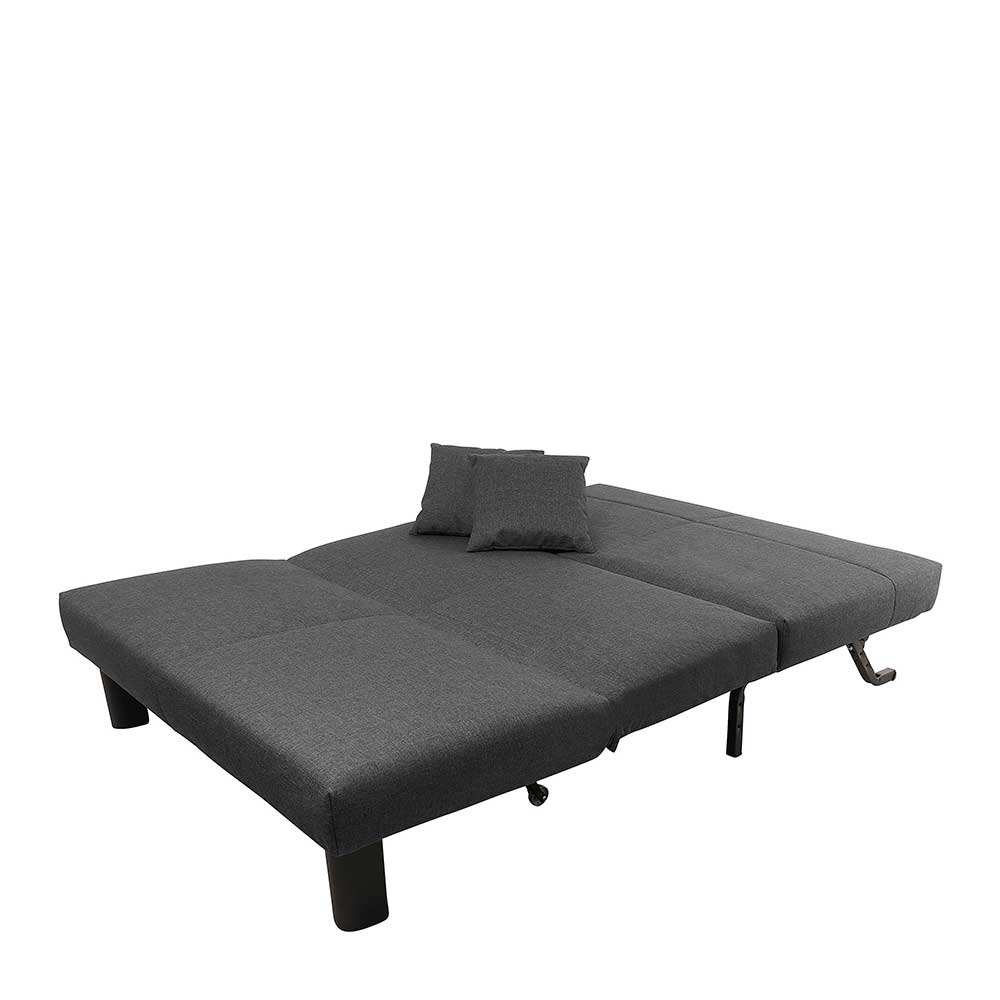 Schlafsofa ohne Armlehnen in Dunkelgrau - Jandusc
