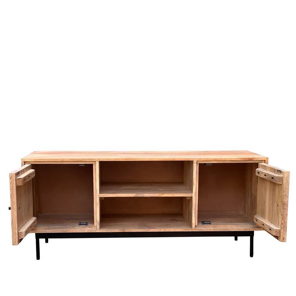 TV-Lowboard aus Mangobaum Massivholz - Peravia