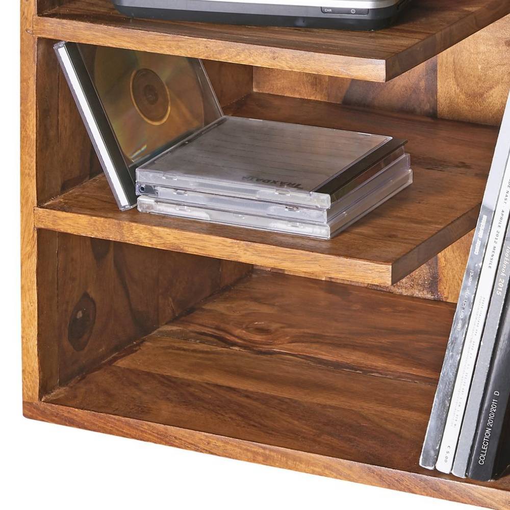 Massivholz Regal aus Sheesham Massivholz - Yohana