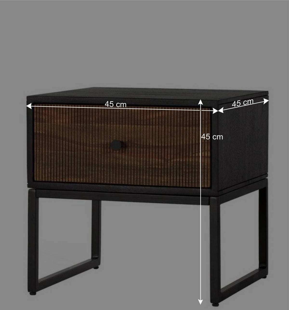 Design-Nachtkommode aus Palisander und Mangoholz - Ondarroa