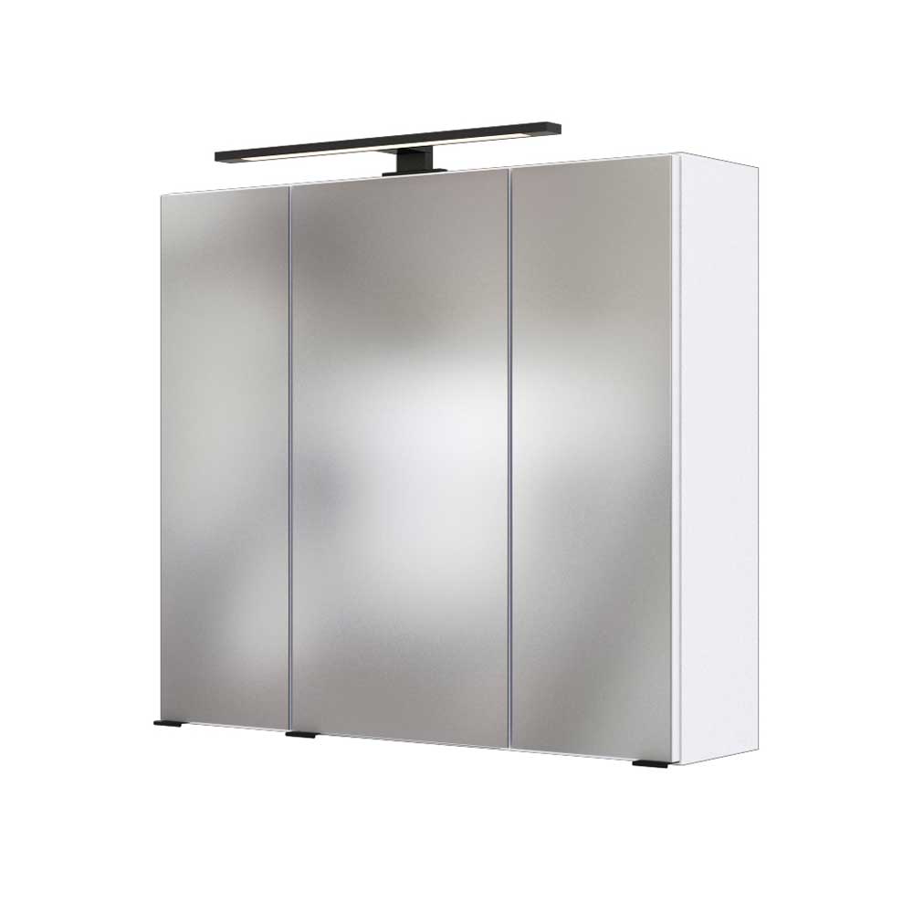 Weißer Spiegelschrank fürs Badezimmer - Maney