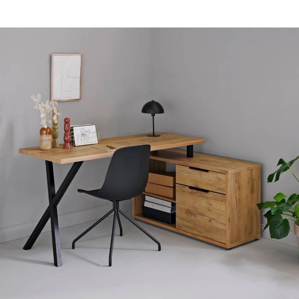 Home Office Schreibtisch mit Stauraum - Sovecca