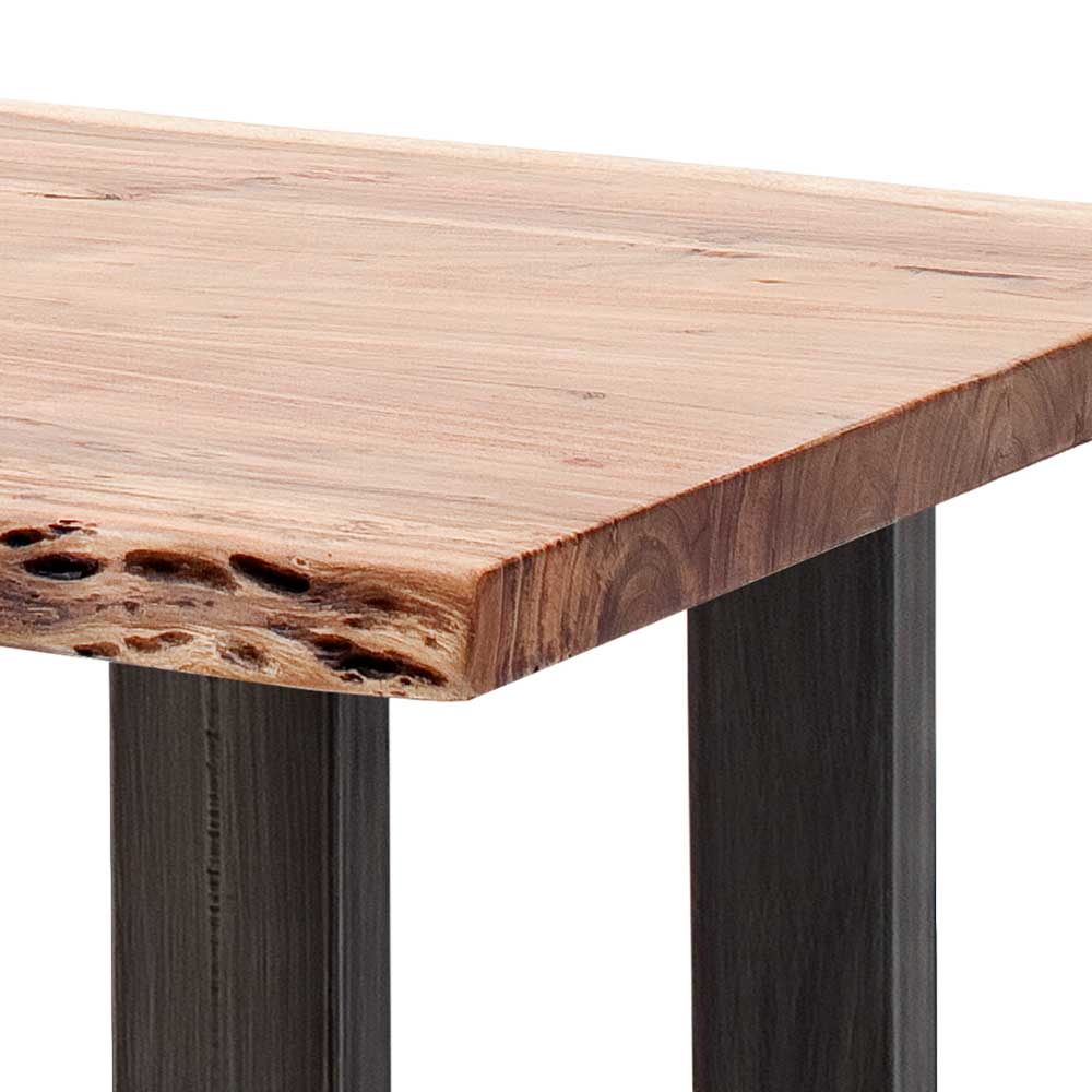 Sofa Baumkantentisch aus Akazie Natur - Gurtan