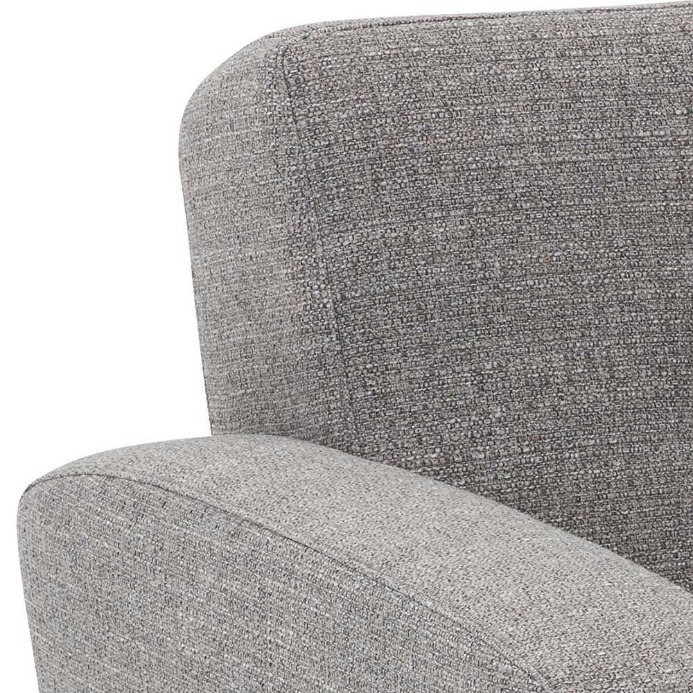 Zweisitzer Federkerncouch in Grau - Durencas