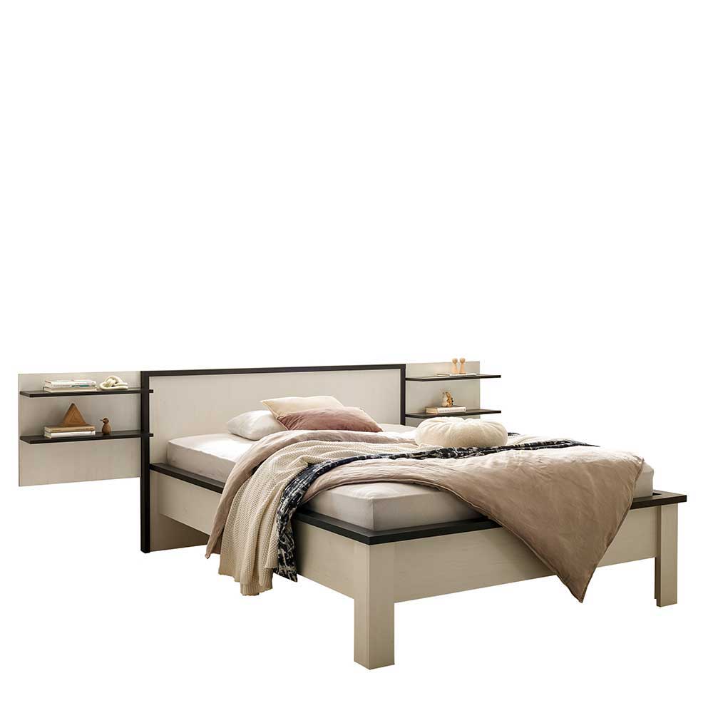 Schlafzimmermöbel Set in Weiß Pinie - Tramos (vierteilig)