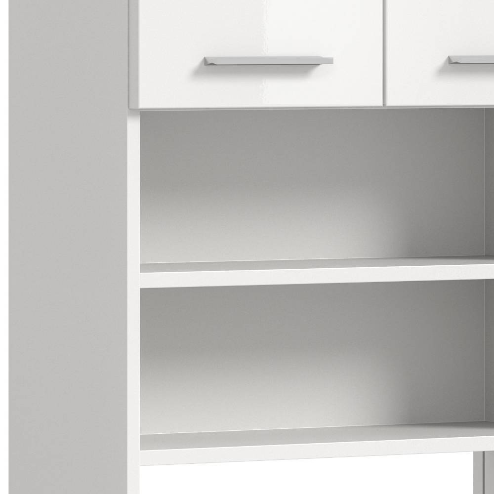 Waschmaschinen Überbau-Schrank in Weiß - Henriette