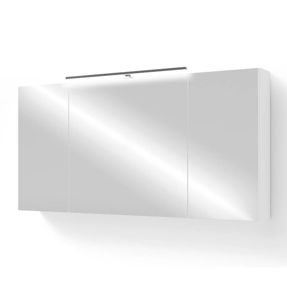 Weißer Spiegelschrank 120 cm breit - Esterava