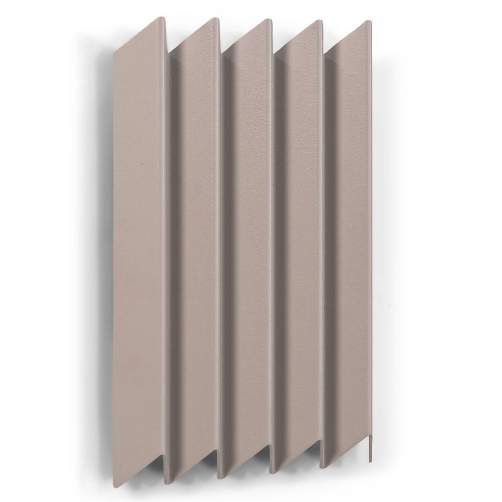 Design-Metallgarderobe in Taupe - Arjas