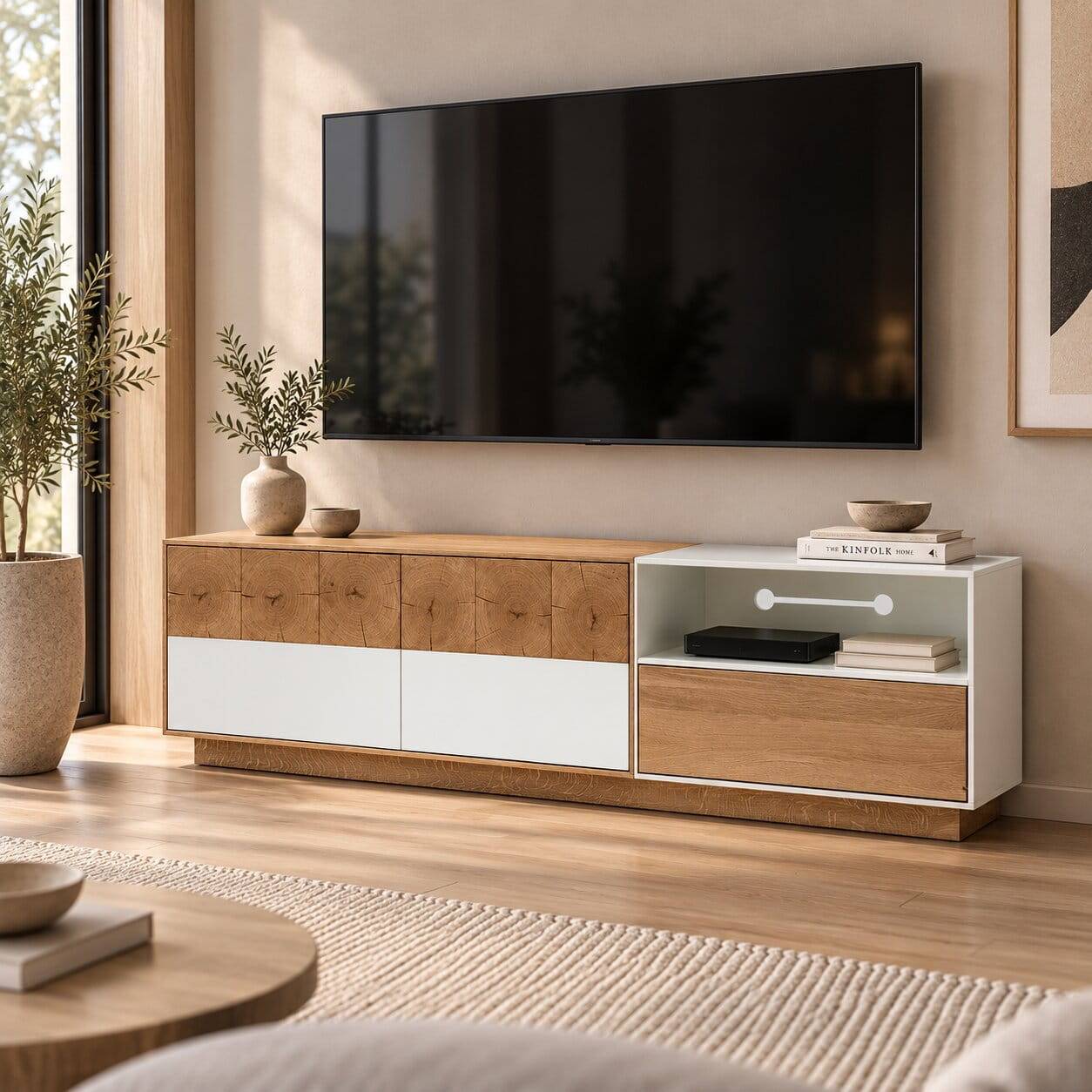 Topp Fernseher Unterschrank 200 cm breit - Smonia