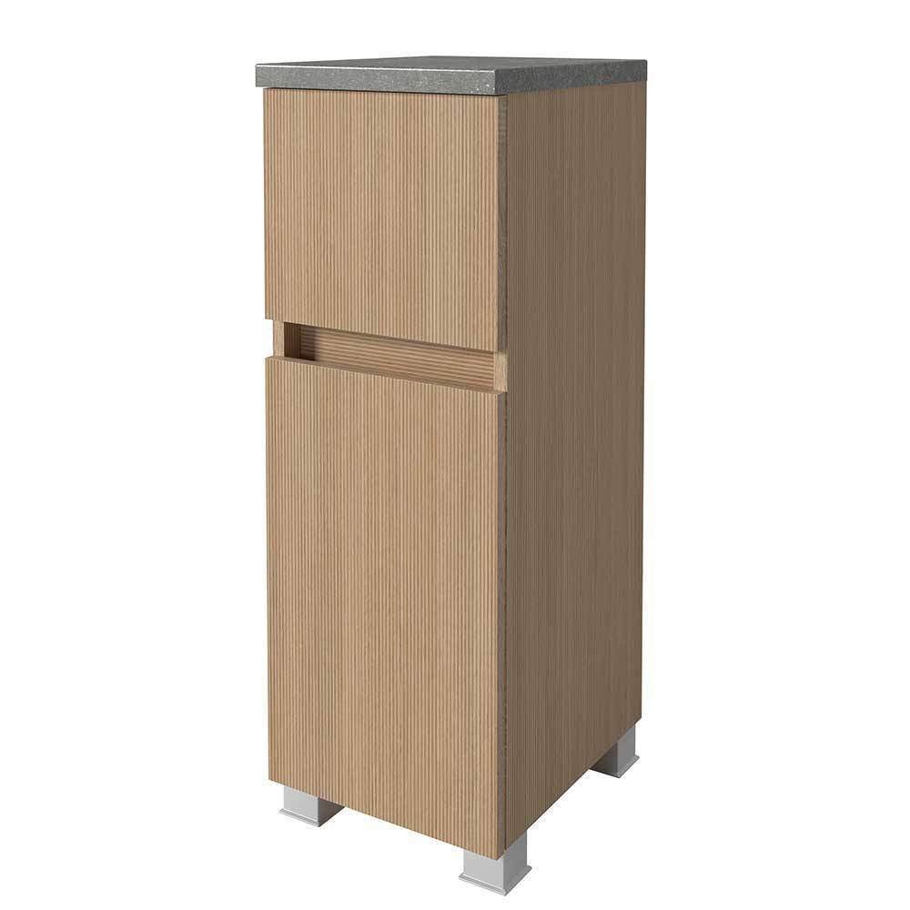 Badmöbel Block Einzelmöbel Set - Leitha (fünfteilig)