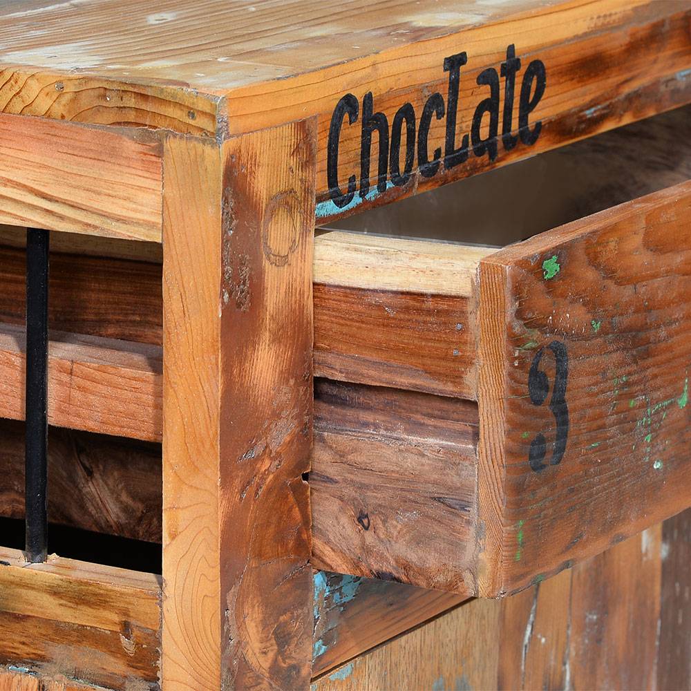 Shabby Chic Sideboard aus Recyclingholz - Vatrima
