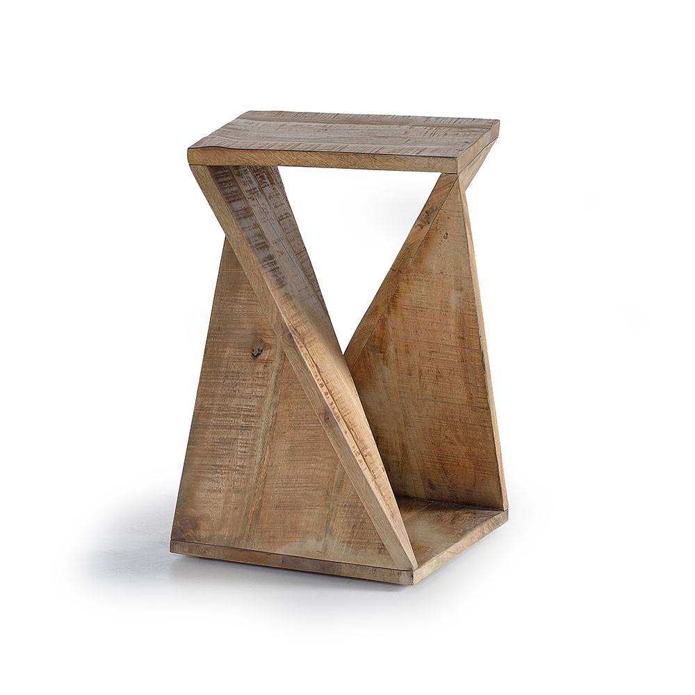 Mangoholz Beistelltisch im Sanduhr Design - Cooba