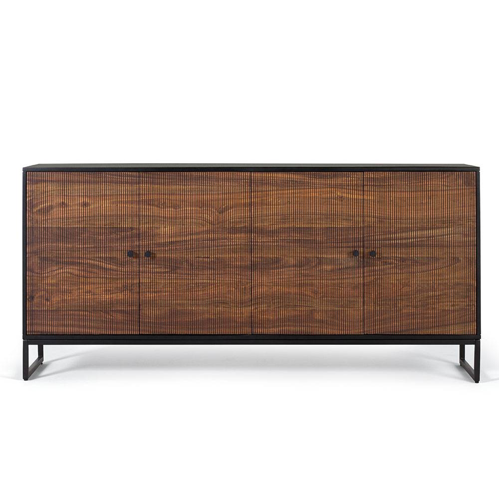 Design-Sideboard aus Mangoholz und Palisander - Ondarroa