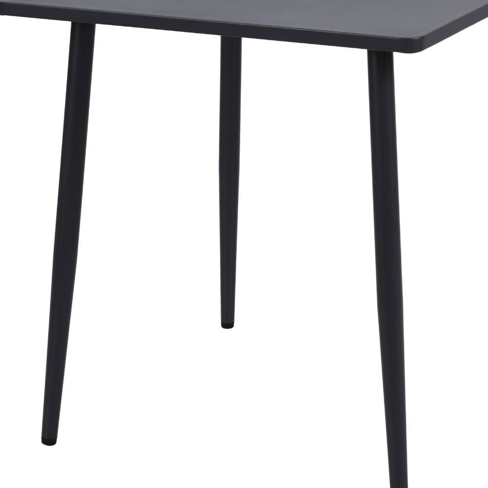 Quadratischer Gartentisch in Anthrazit - Saladino
