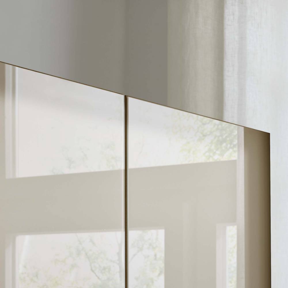 Glasfront-Kleiderschrank 236 cm hoch - Angelina