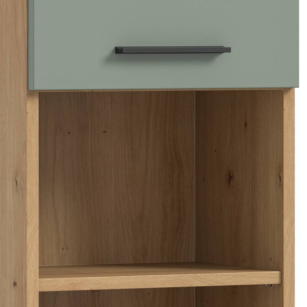 Bad-Hochschrank in Salbeigrün - Tamdato