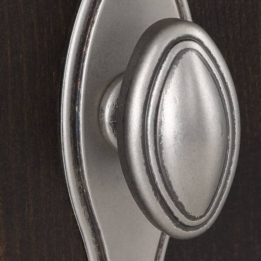 Kiefernholz Kleiderschrank in Dunkelbraun - Sikulav