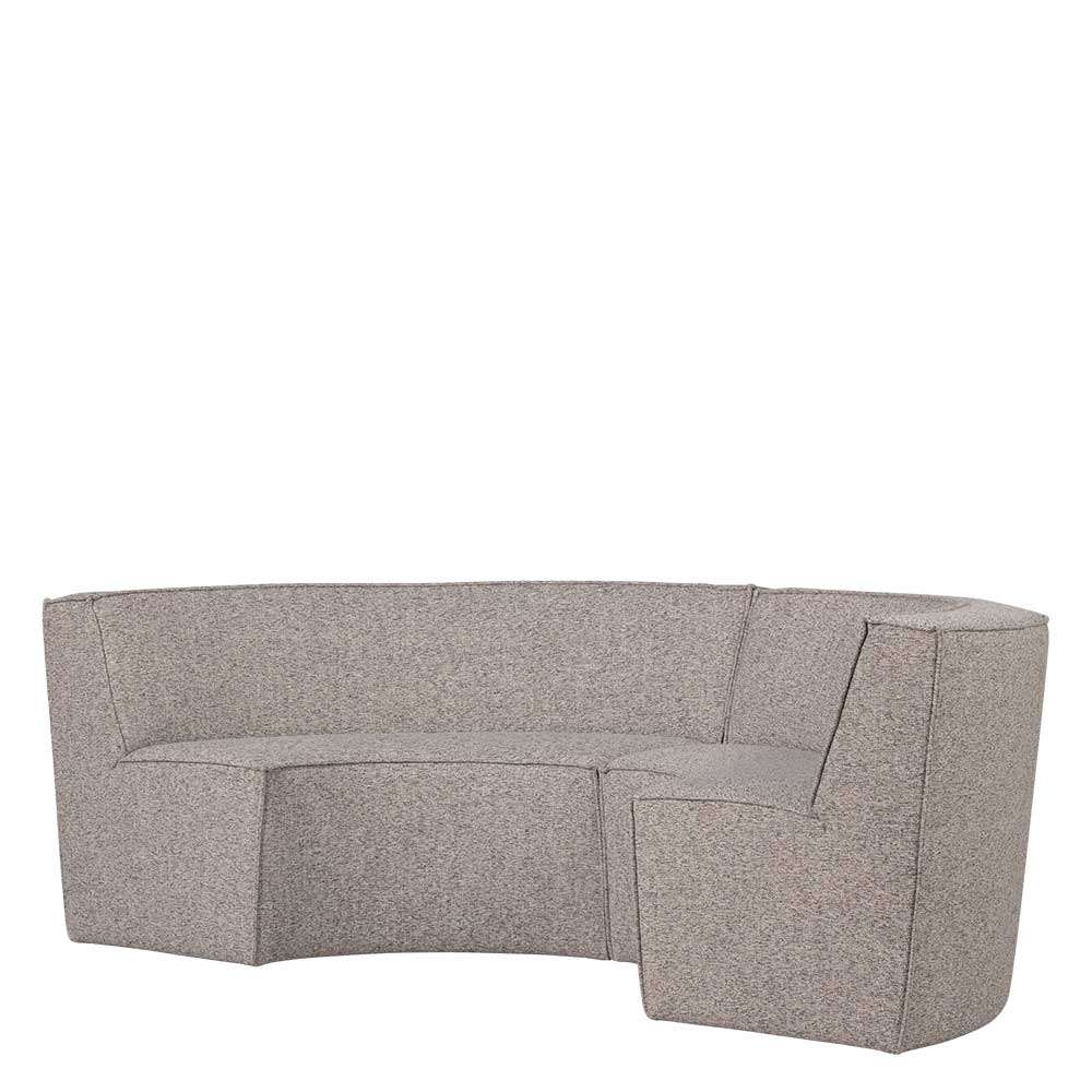 Halbrundes Sofa für den Esstisch - William (zweiteilig)