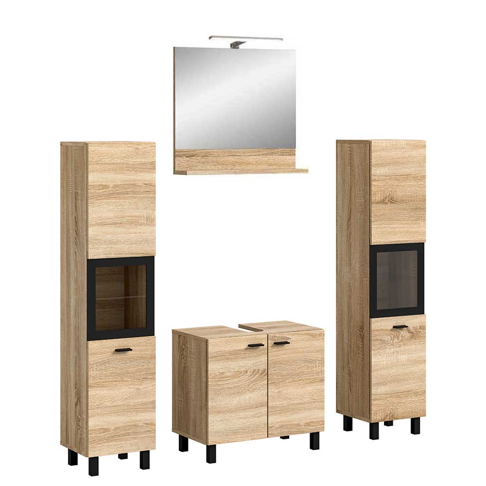 Badezimmermöbel-Set modern - Hoxtona (vierteilig)