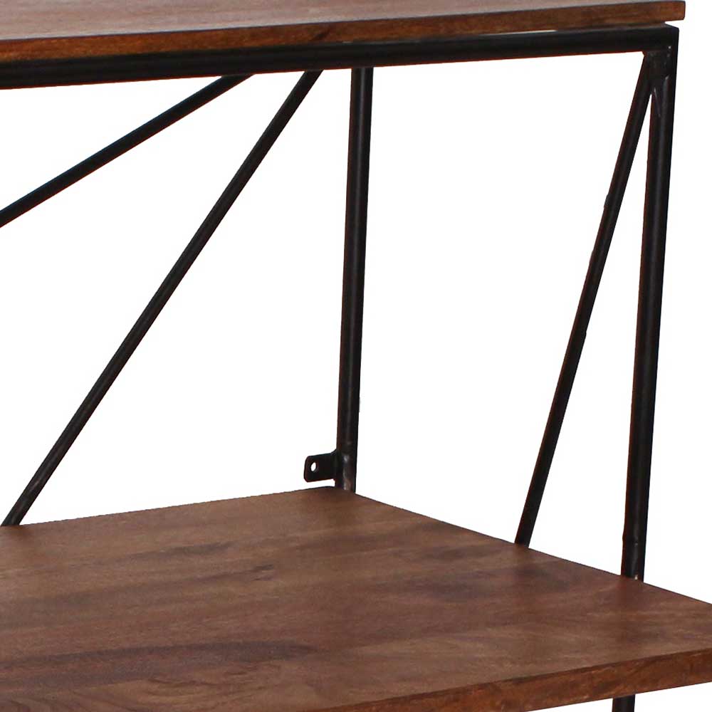 120x122x60 Design Schreibtisch aus Holz & Metall - Offia