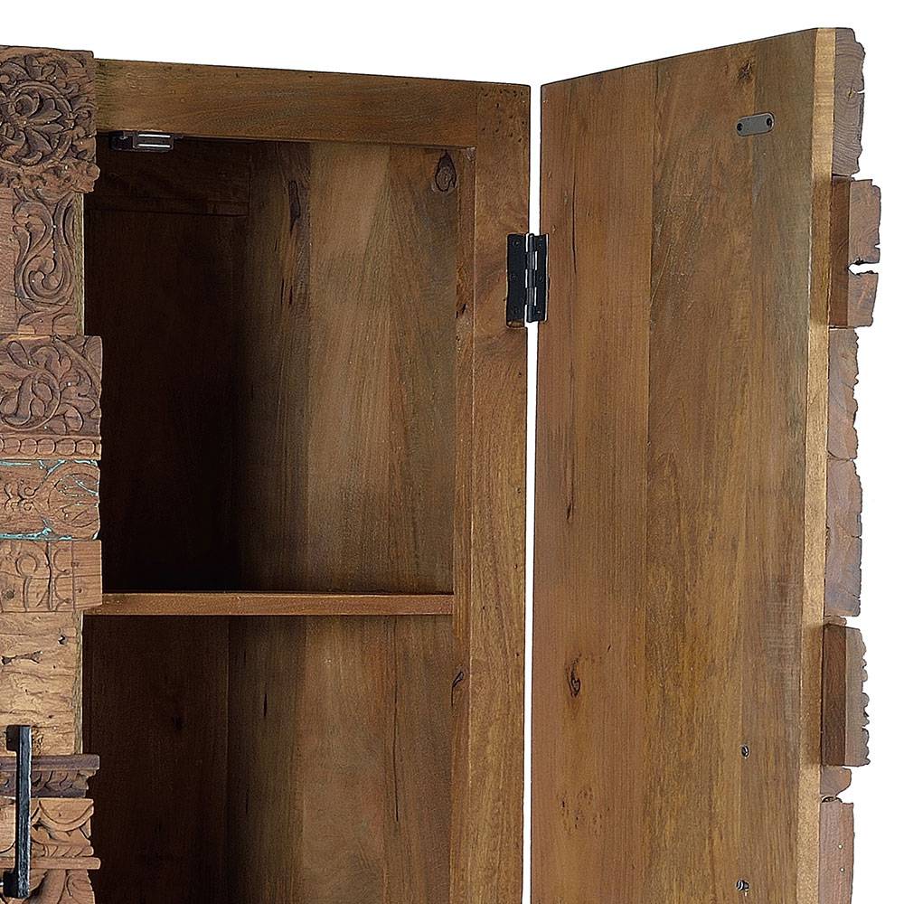 Design Wohnzimmerschrank aus Mangoholz rustikal - Lacid