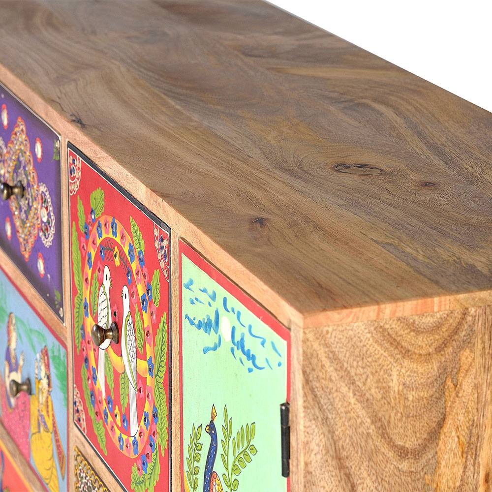 Kommode mit farbenfrohen Orient Motiven - Precio
