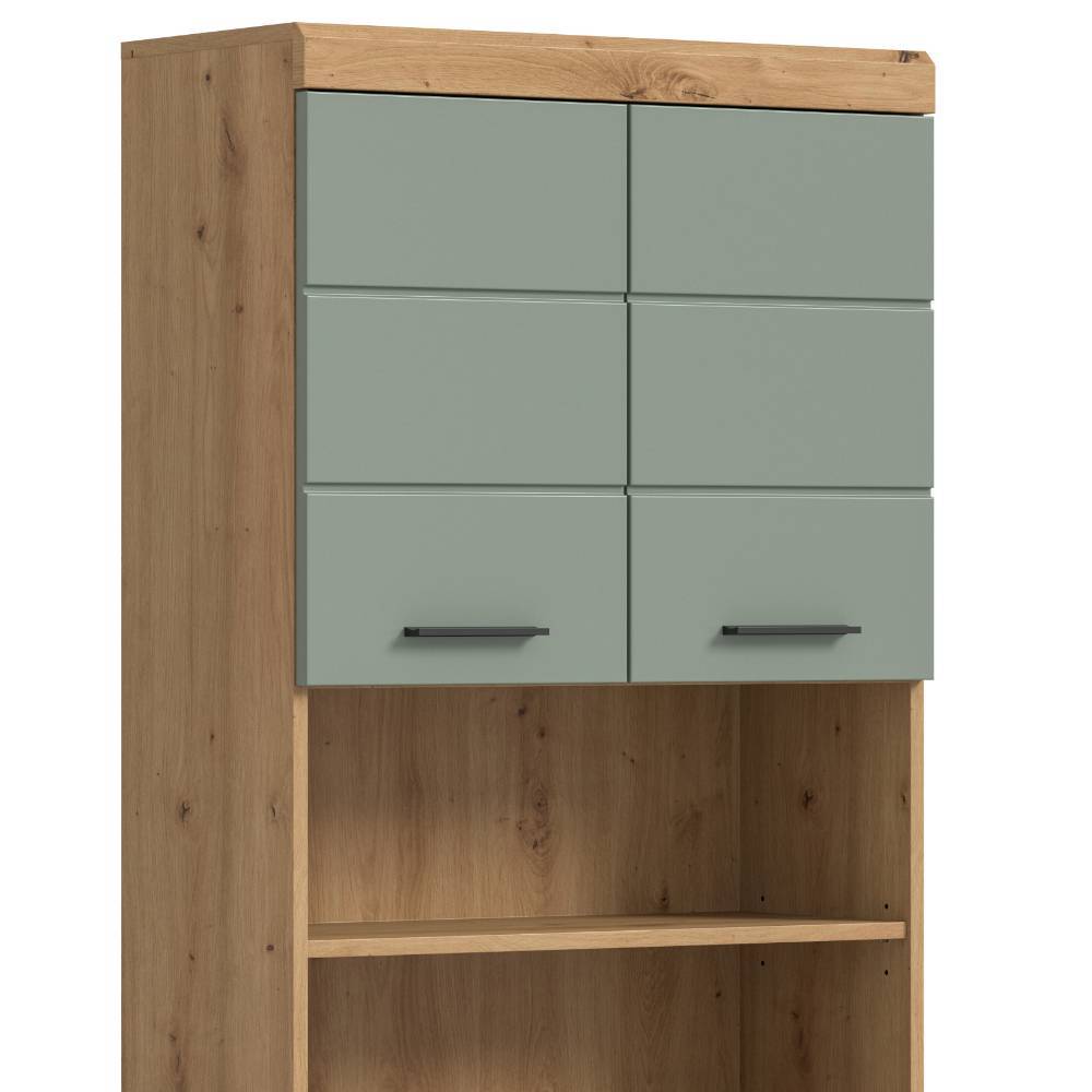 Badezimmer-Komplett-Set in Salbei - Tamdato (vierteilig)