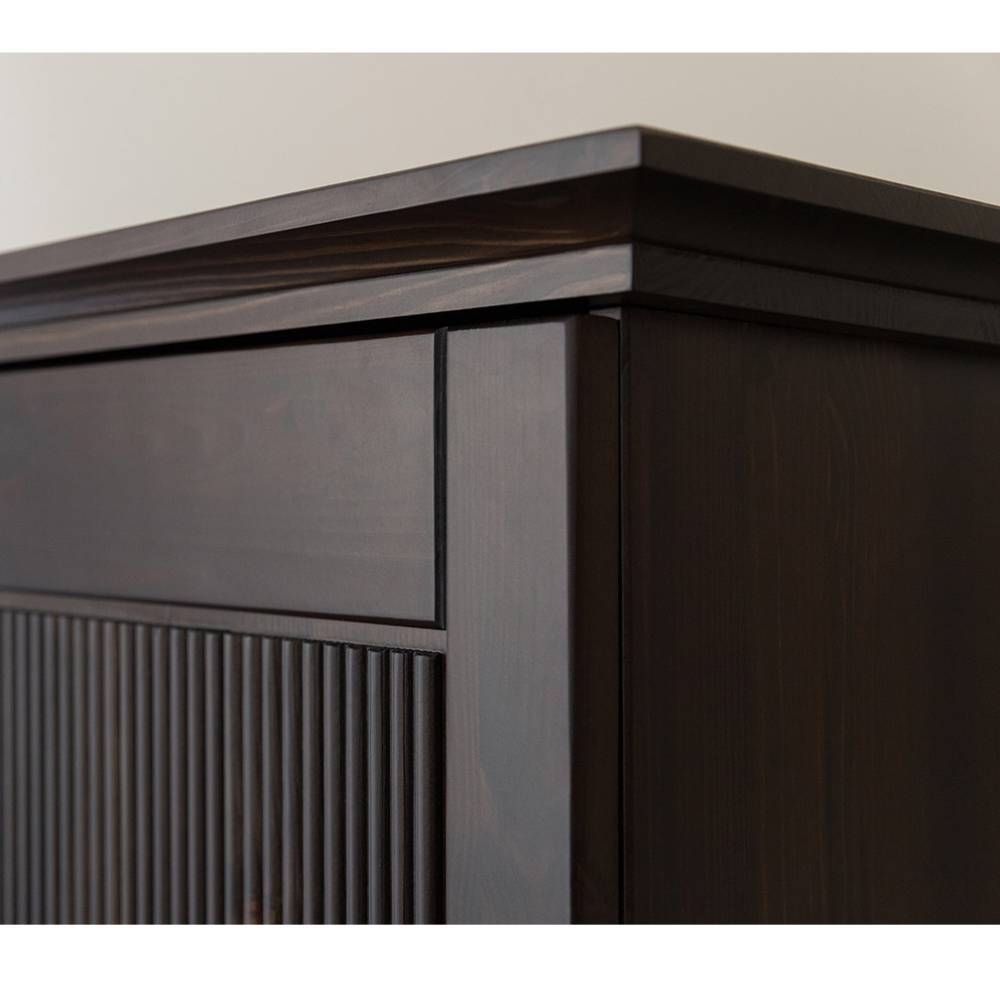 Modern Country Sideboard in Dunkelbraun - Nauizia