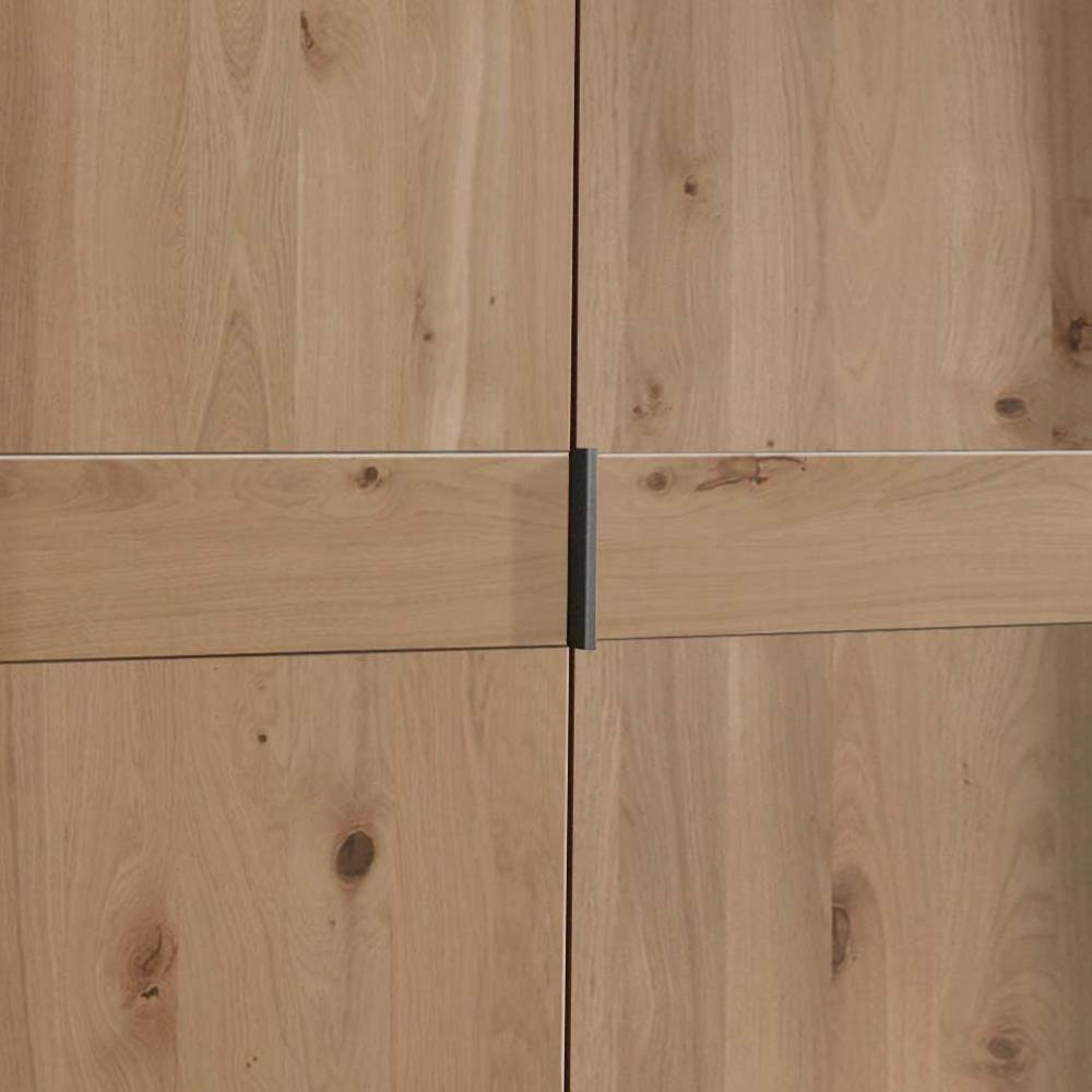 Teilmassiver Schlafzimmer-Kleiderschrank 3-türig - Yanicas