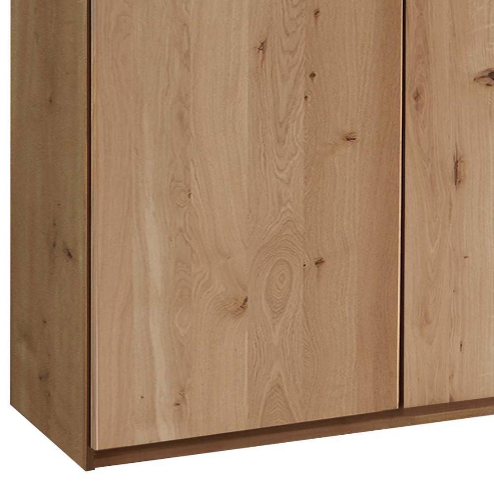 7-türiger Schlafzimmerschrank mit drei Spiegeltüren - Yanicas
