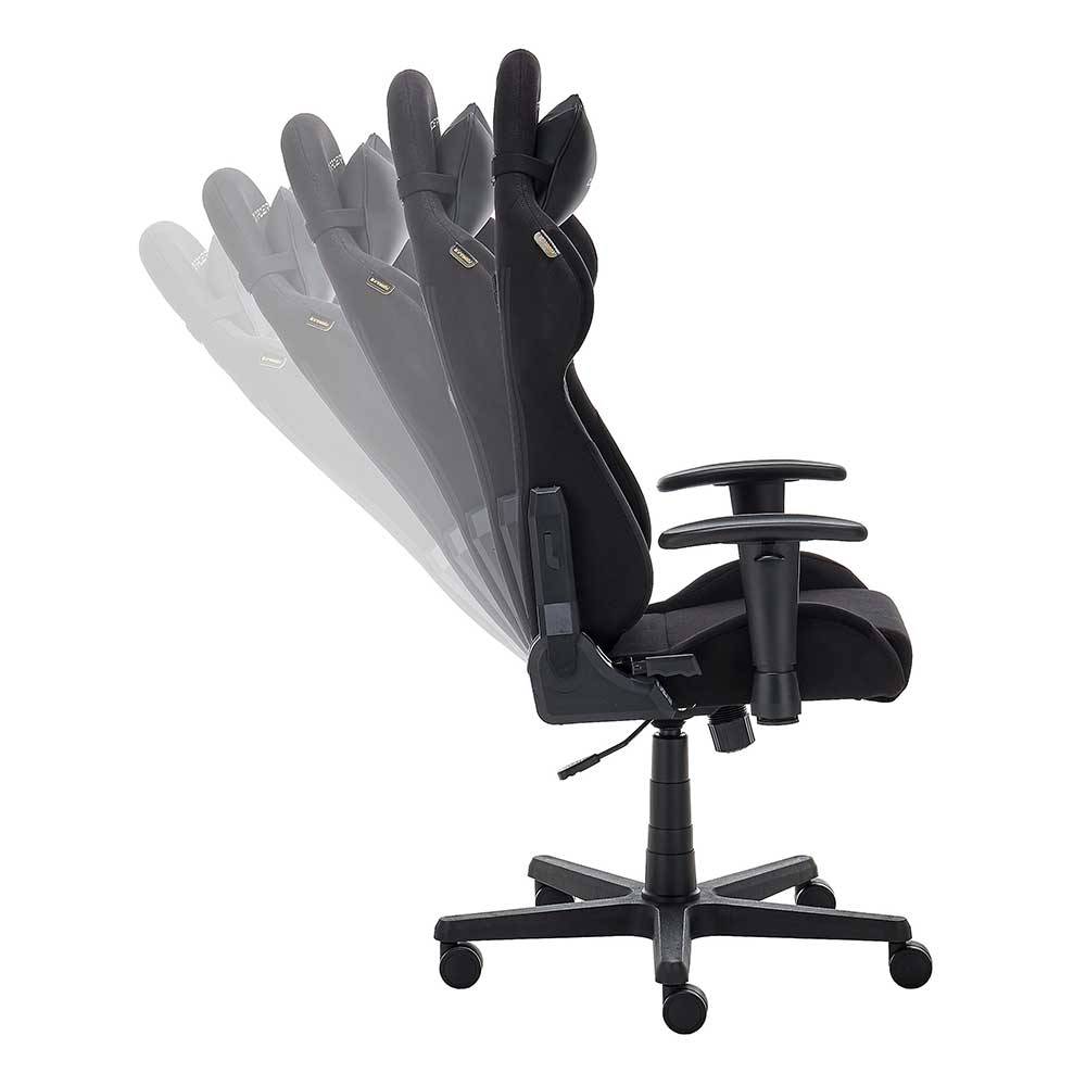 Computerstuhl für Gamer in Schwarz Rot - Gelvino