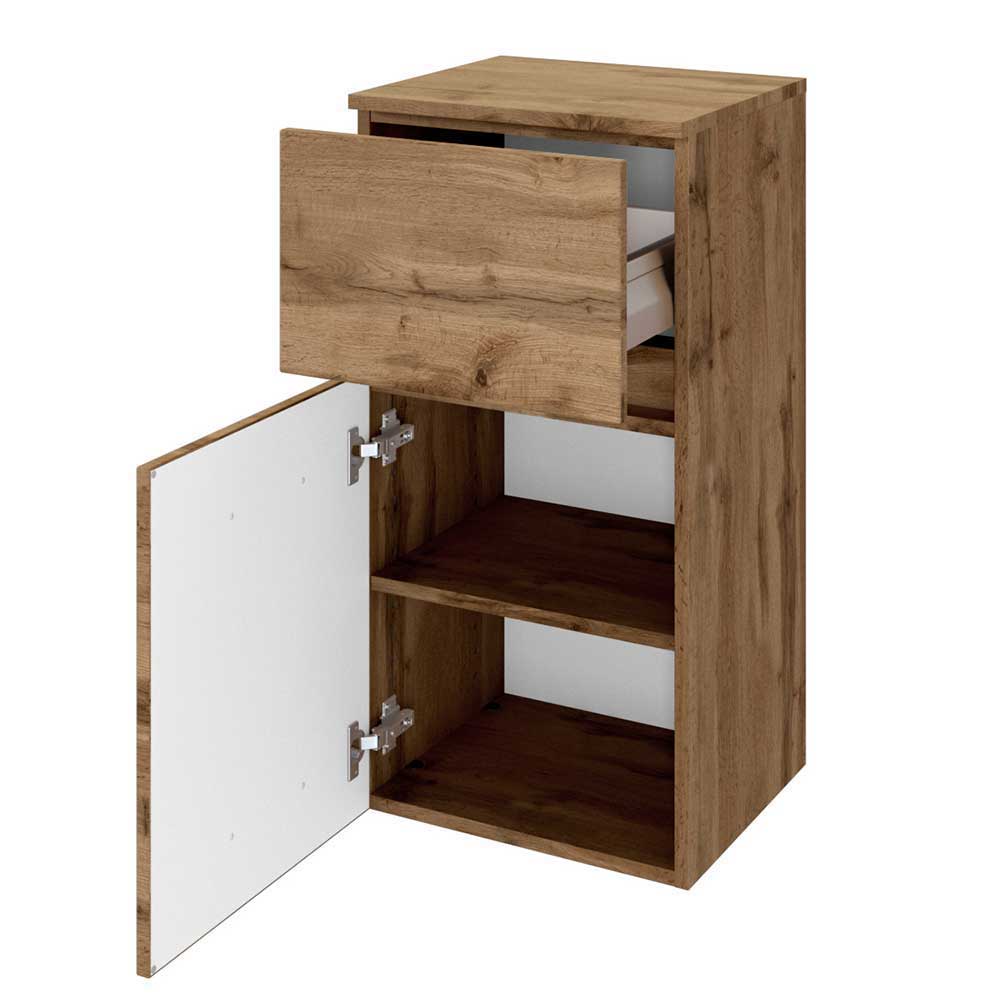 Set Badezimmermöbel in Holz Optik - Iliam (fünfteilig)