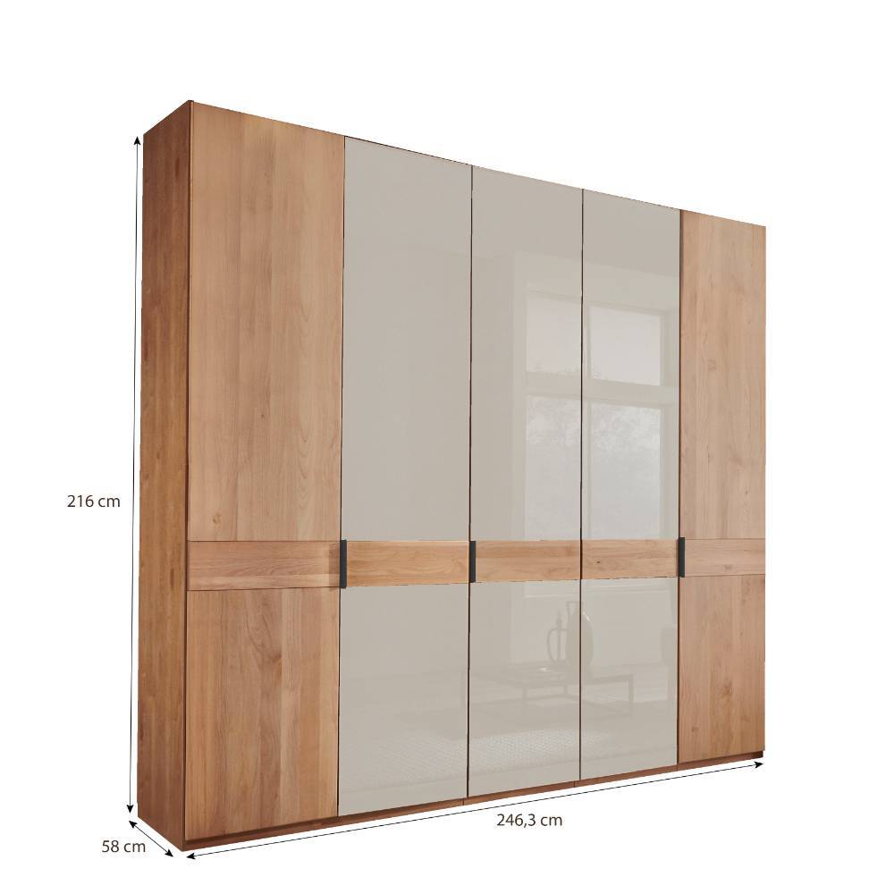 Design-Schlafzimmerschrank mit fünf Türen - Angelina