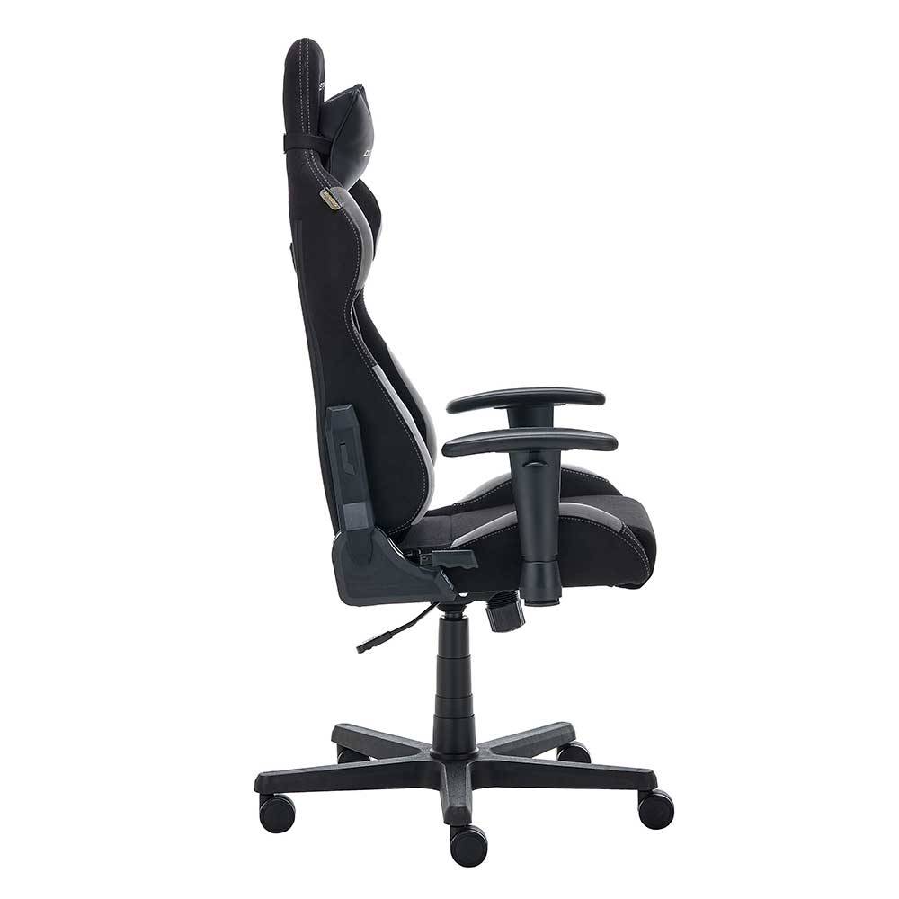 Gaming Chair in Schwarz Grau - Tannilo